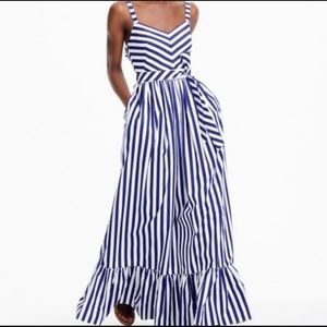 J. Crew Striped Maxi Dress 4
